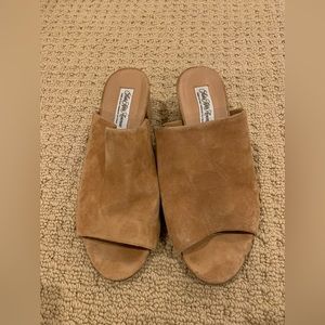 Made in Italy Leather Platform Sandals Size 6